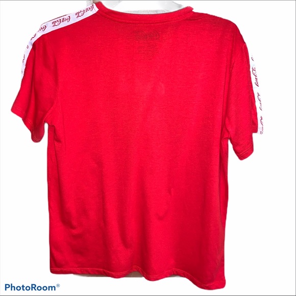COCA COLA | Vintage-Inspired Red Graphic T-Shirt - Picture 4 of 5